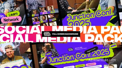 Social Media | Business Conference Broadcast broadcast-packages template preview