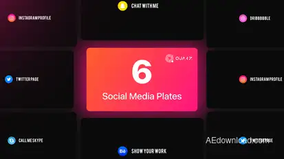 Social Media Elements Vol. 04 Elements template preview