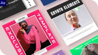 Social Media Posts broadcast-packages template preview