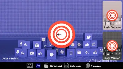 Social Media Professionals Logo Stings template preview