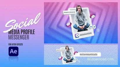 Social Media Profile - Messenger Elements template preview