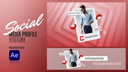 Social Media Profile - Youtube Elements template preview