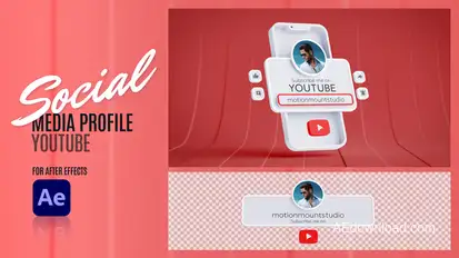 Social Media Profile - Youtube Elements template preview