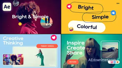 Social Media Promo Openers template preview