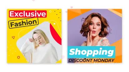 Social Media Promotion Banner Elements template preview