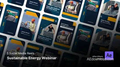 Social Media Reels - Sustainable Energy Product Promo template preview