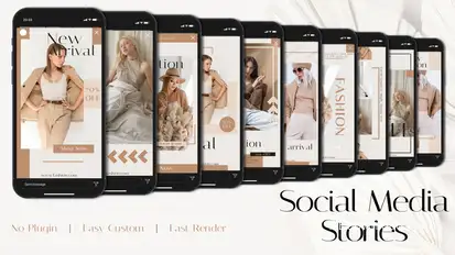 Social Media Stories broadcast-packages template preview