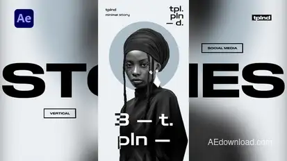 Social Media Stories Titles template preview