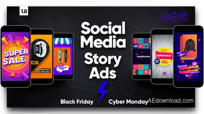 Social Media Story Ads Product Promo template preview