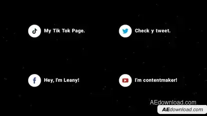 Social Media Thirds Elements template preview