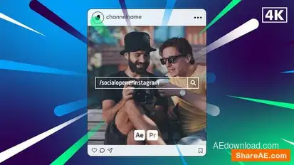 Social Opener Instagram Openers template preview