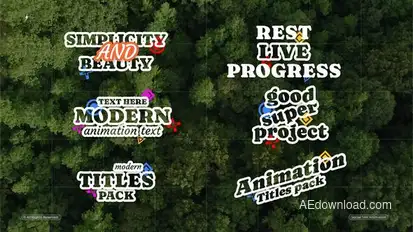 Social Text Animation | After Effects Titles template preview