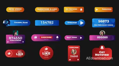 Social Titles Titles template preview