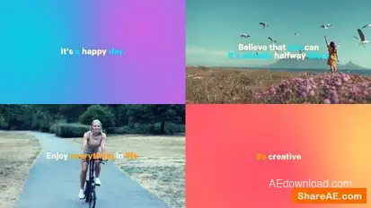 Soft Intro Scenes Openers template preview
