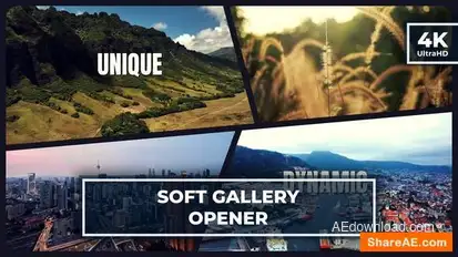 Soft Multiscreen Opener | Dynamic YouTube Gallery Intro Openers template preview