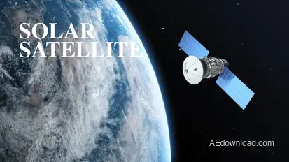 Solar Satellite Elements template preview