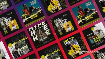 Solute Hypebeast Instagram Posts Product Promo template preview