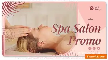 Spa and Massage Salon Promotion Openers template preview