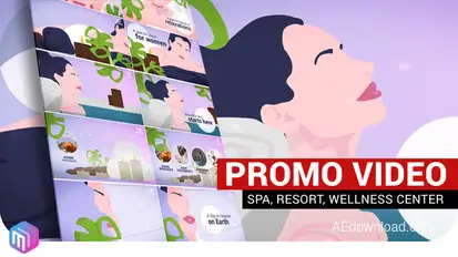 SPA, Resort, Wellness center | Promo video Product Promo template preview