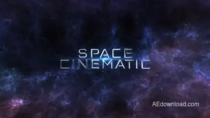 Space Cinematic Titles Titles template preview