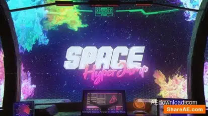 Space HyperJump Logo Logo Stings template preview