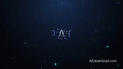 Space Logo Reveal Logo Stings template preview