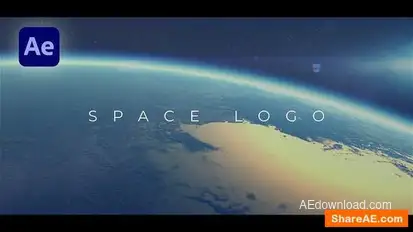 Space Logo Reveal Openers template preview