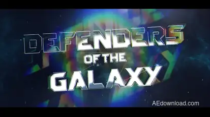 Space Logo Reveal Logo Stings template preview