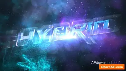 Space Nebula Logo Reveal Logo Stings template preview