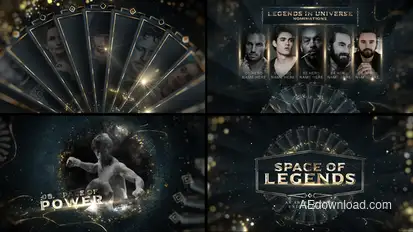 Space of Legends Awards Show broadcast-packages template preview