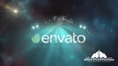 Spaceship Logo Reveal 2 Logo Stings template preview