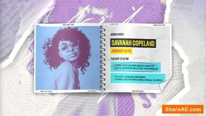 Speakers Grunge Intro Openers template preview