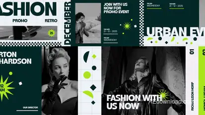 Special Offer Fashion Video Displays template preview