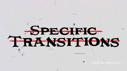 Specific Transitions Elements template preview