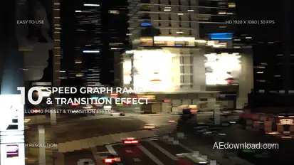 Speed Graph Ramp & Transition Effect Elements template preview