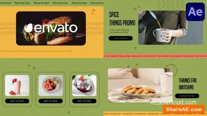 Spice Things Promo for After Effects Openers template preview