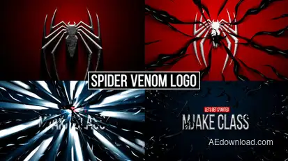 Spider Venom Logo Logo Stings template preview