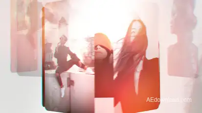 Spinning Photo Logo Reveal Logo Stings template preview