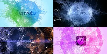 Splash Logo - Particle Effect 11 Logo Stings template preview