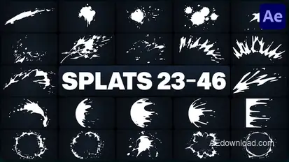 Splats Elements for After Effects Elements template preview