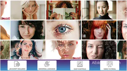Split Screen Video Displays template preview