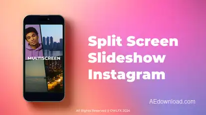 Split Screen Instagram Slideshow Openers template preview