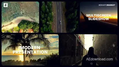 Split Screen Opener | Multiscreen Slideshow Openers template preview
