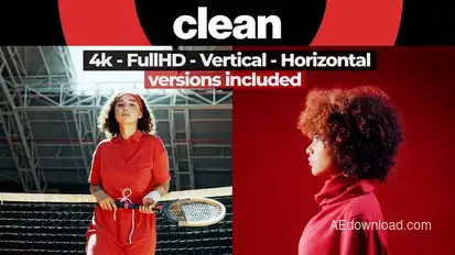 Split Screen Promo Video Displays template preview