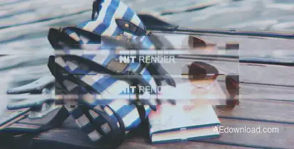 Split Slideshow Video Displays template preview