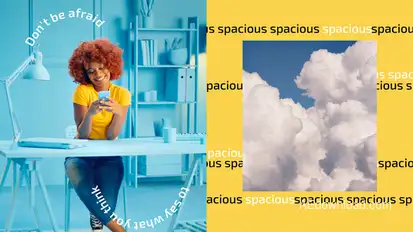 Splitscreen brand Promo Video Displays template preview