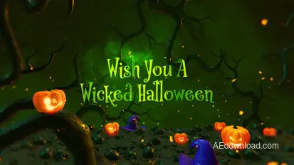 Spooky Halloween Opener Openers template preview