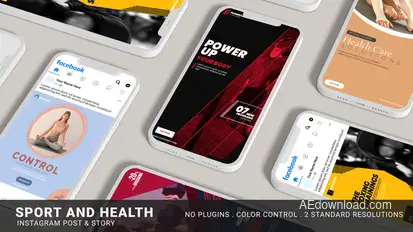 Sport & Health Instagram Promo Product Promo template preview