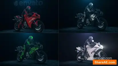 Sport Bike Reveal Logo Stings template preview
