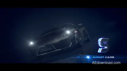 Sport Car Logo Reveal Logo Stings template preview